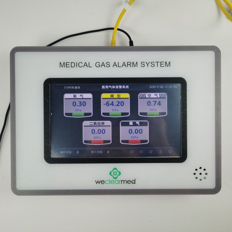 Medicinsk gasalarm LCD